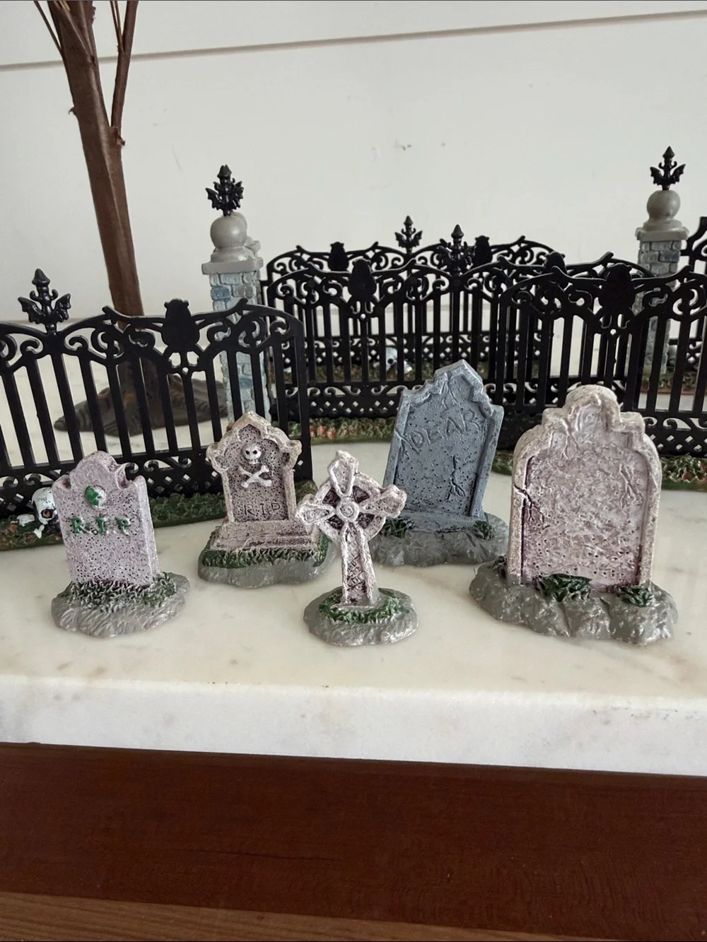 Lemax Spooky Town Accessories Grave Yard